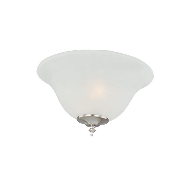 Maxim Lighting Basic-Max 3-Light 13" Wide Satin Nickel Ceiling Fan Light Kit FKT209FTSN - main